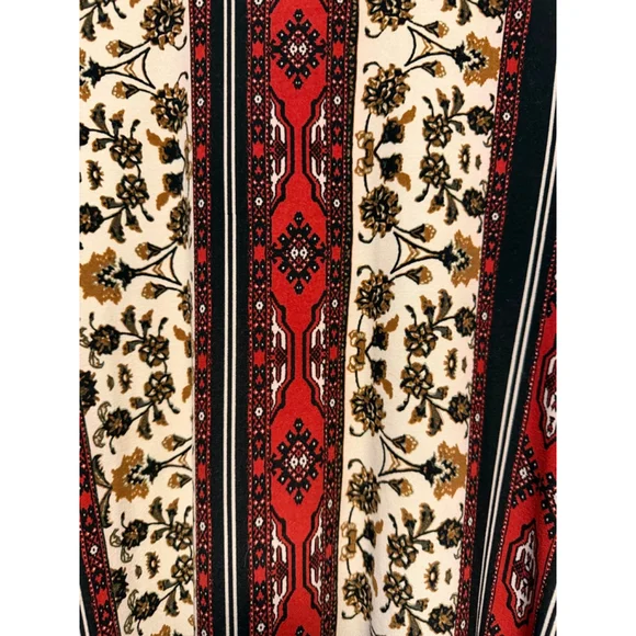 Show Me Your Mumu Mini Tunic Dress women’s XS Red Black Floral Boho Long Sleeve - Picture 9 of 16